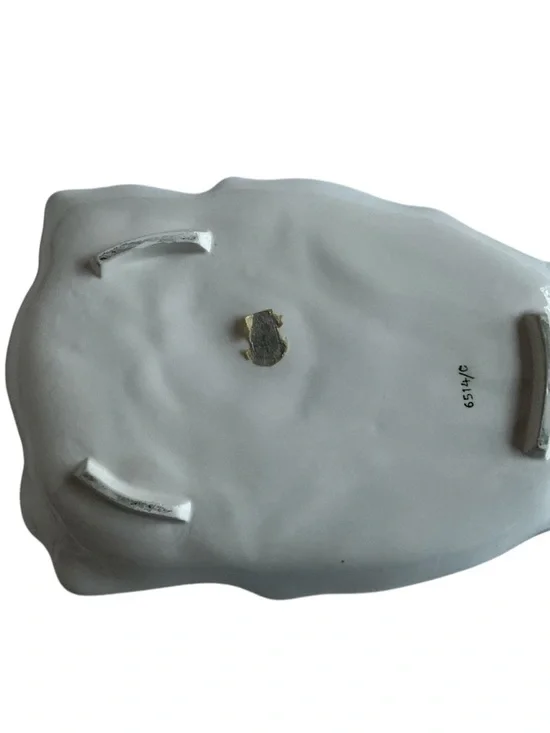 Lenwile Ardalt Flowerpot Majolica Artware Porcelain Flower Tea Set Blue Iris - Picture 4 of 14